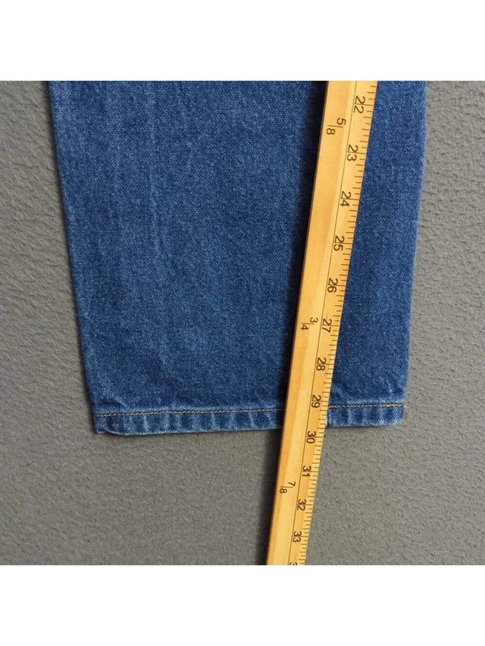 Wrangler Jeans Men's 32x32 Fits 30x30 Blue 936DEN Cowboy Cut Slim Fit Western